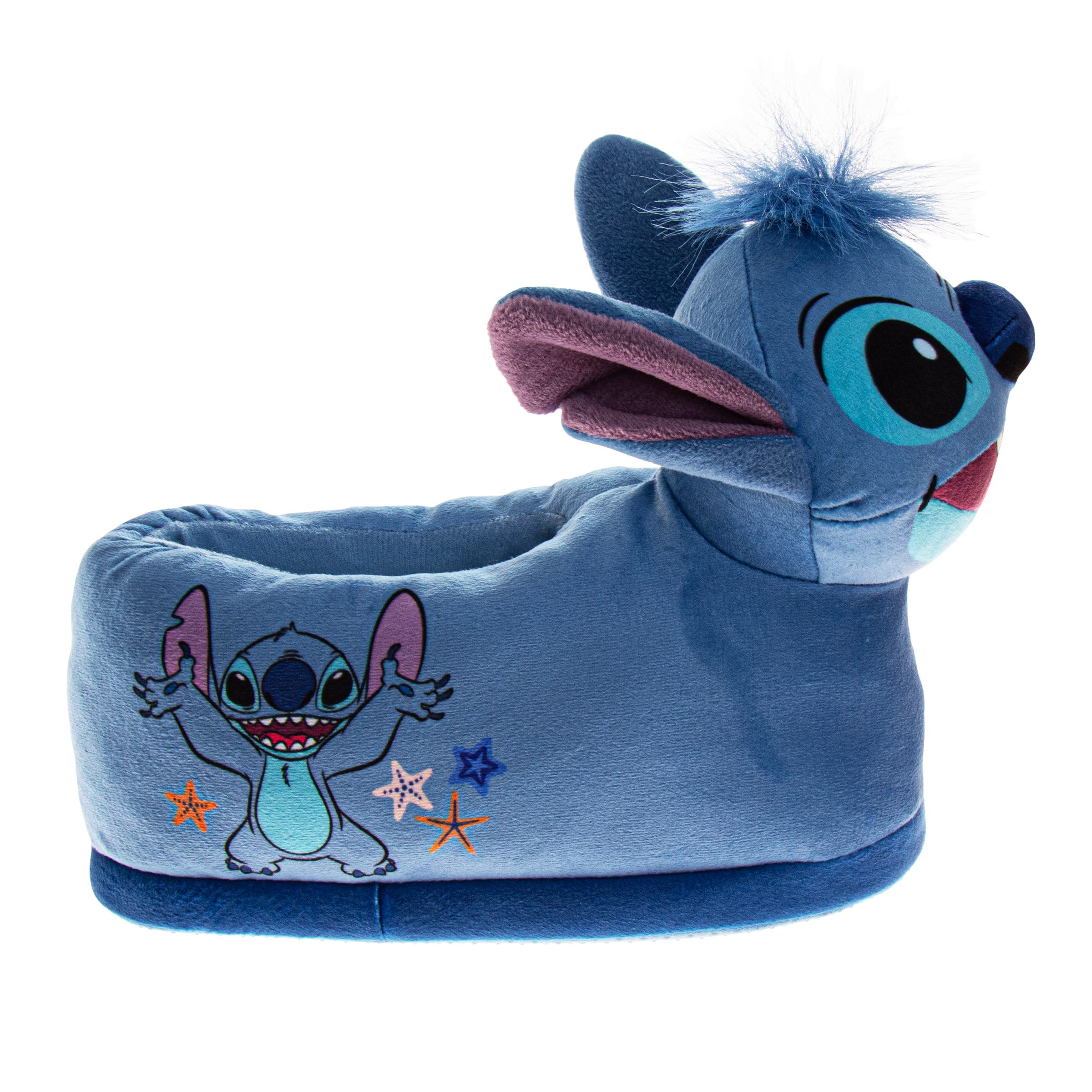 Disney Lilo & Stitch Women's Slippers - Soft, Cozy, and Fun Slip-Ons, Alternate, color, Pink Blue