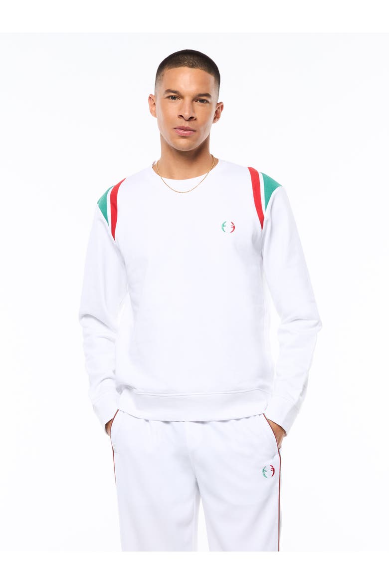 Eredita Crewneck, Main, color, BRILLIANT WHITE