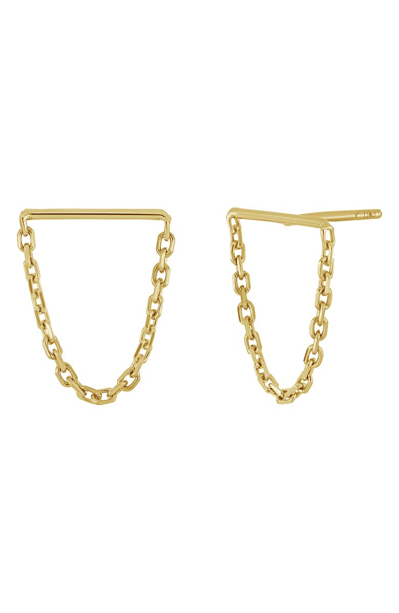 Bony Levy 14K Gold Chain Stud Earrings, Main, color, 