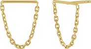 Bony Levy 14K Gold Chain Stud Earrings