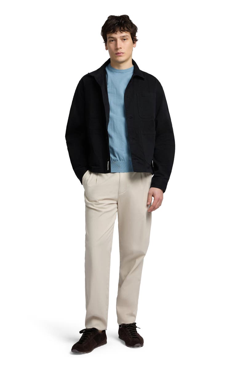 Onia Twill Chore Jacket, Main, color, Black