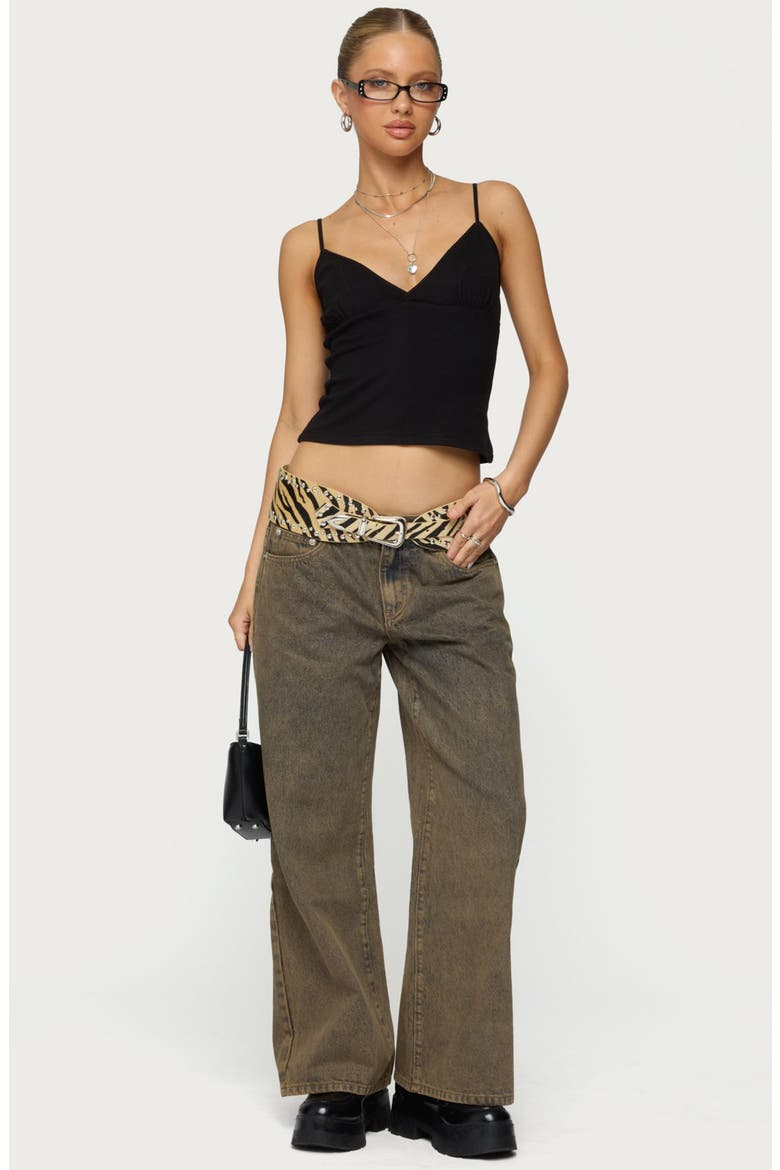 Rosina Crop Camisole, Alternate, color, BLACK