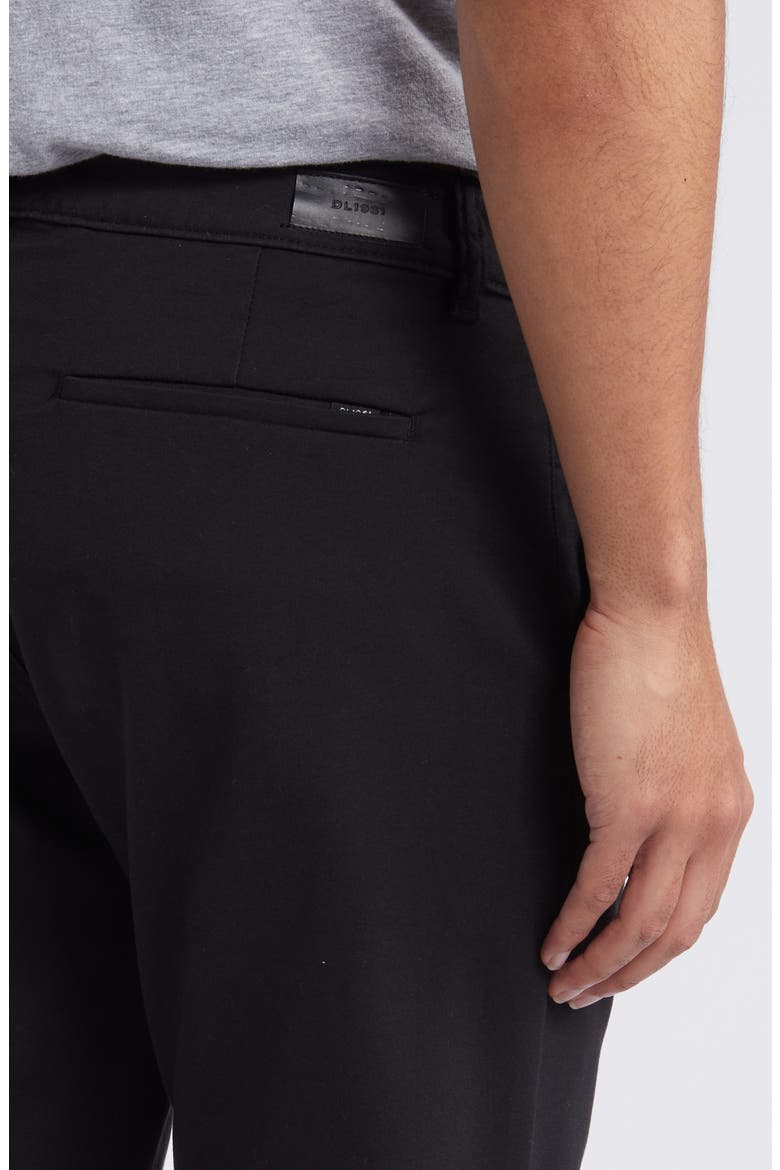 Ivan Slim Fit Twill Pants, Alternate, color, BLACK ONYX