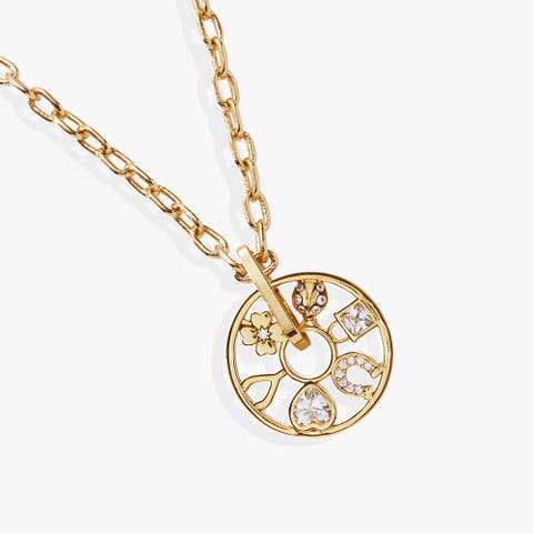 Love Luck Wheel Necklace
