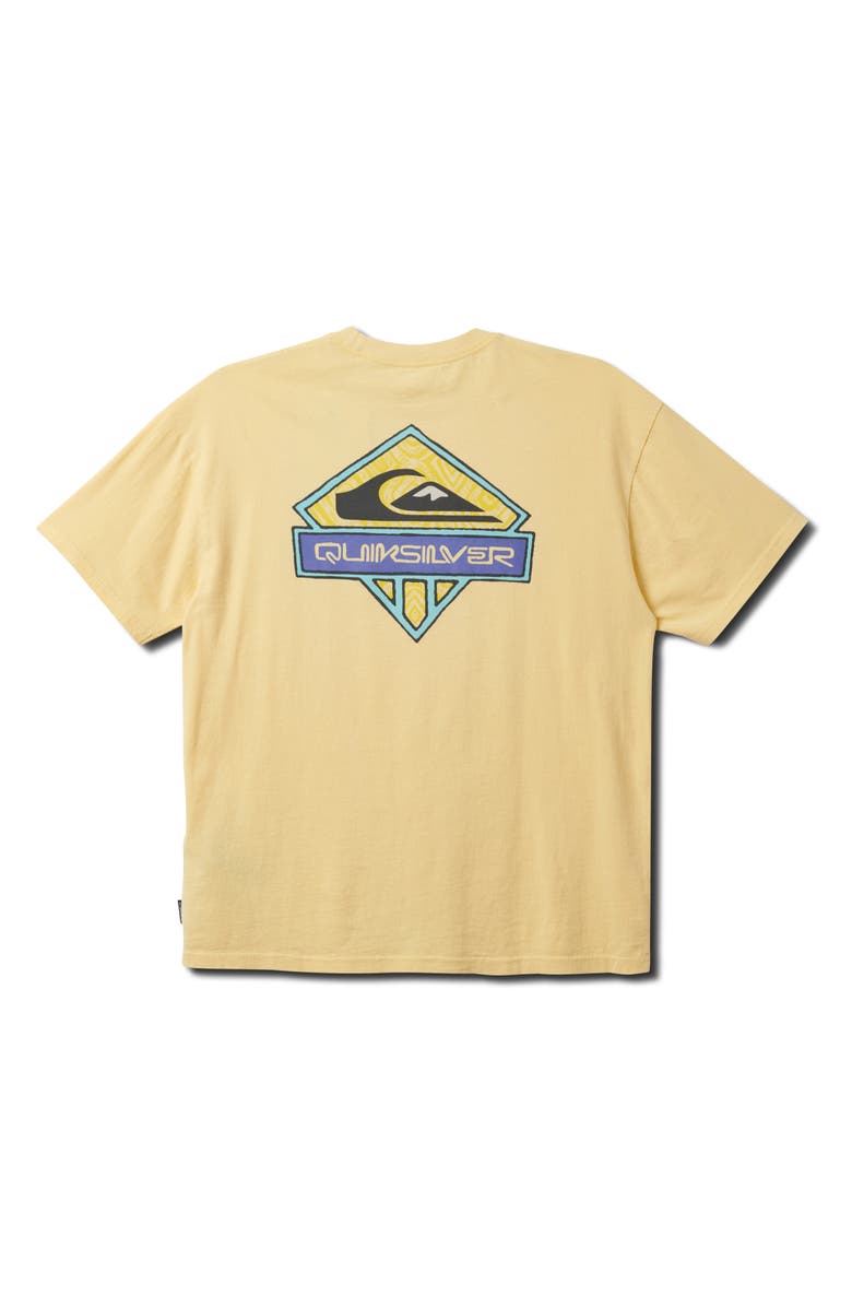 Quiksilver Crystal Jet Graphic T-Shirt, Alternate, color, Pale Yellow