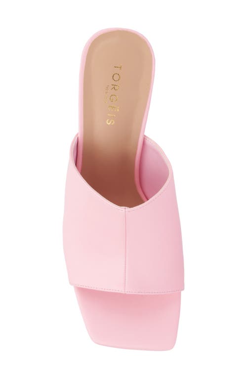 Torgeis Candie Wedge Sandal In Pink