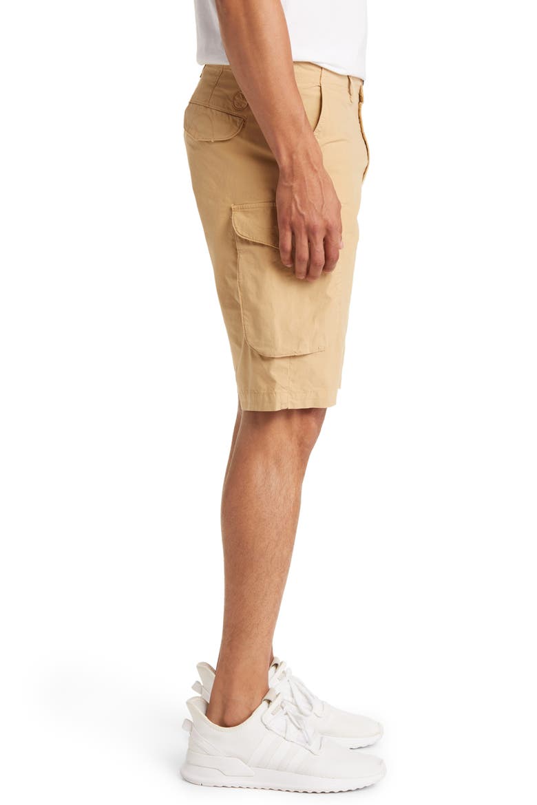 Stretch Cotton Cargo Shorts, Alternate, color, HONEY