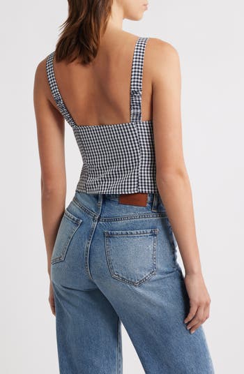 Danella Gingham Tank