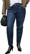 MANGO High Waist Ankle Mom Jeans
