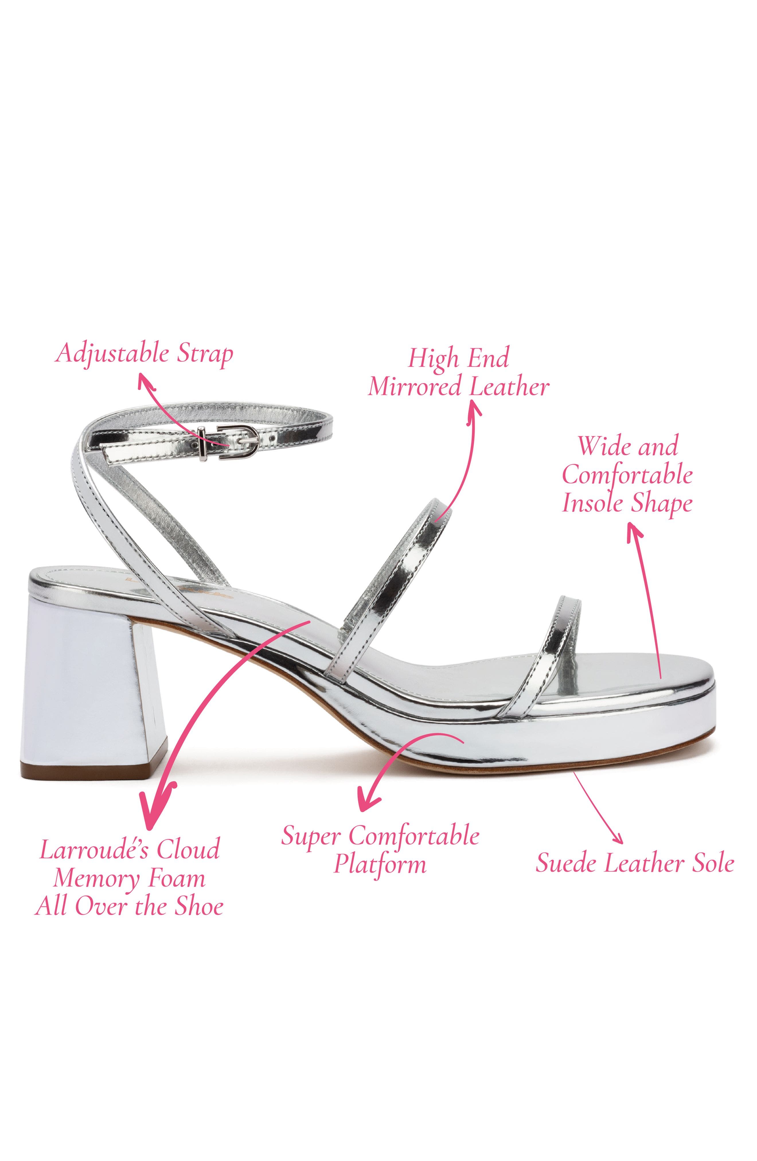 Larroudé Gio Sandal, Alternate, color, 