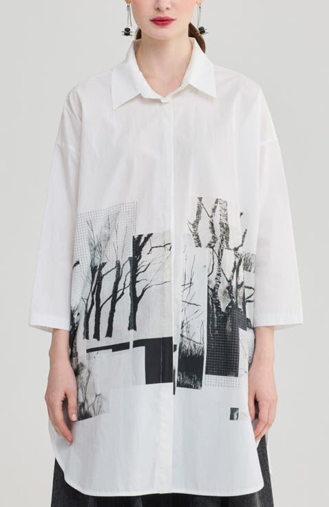 Harlow Printed Cotton Shirt