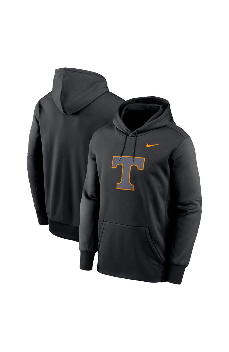 Nike Men's Nike Black Tennessee Volunteers Color Pop Performance Fleece Pullover Hoodie, Alternate, color,