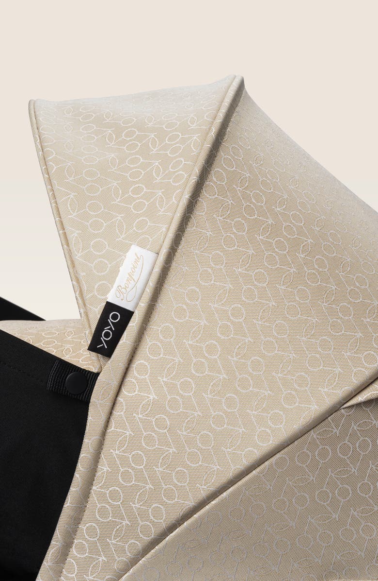 Stokke x Bonpoint 0+ YOYO² Stroller Seat Cushion & Extended Canopy, Alternate, color, Bonpoint Beige