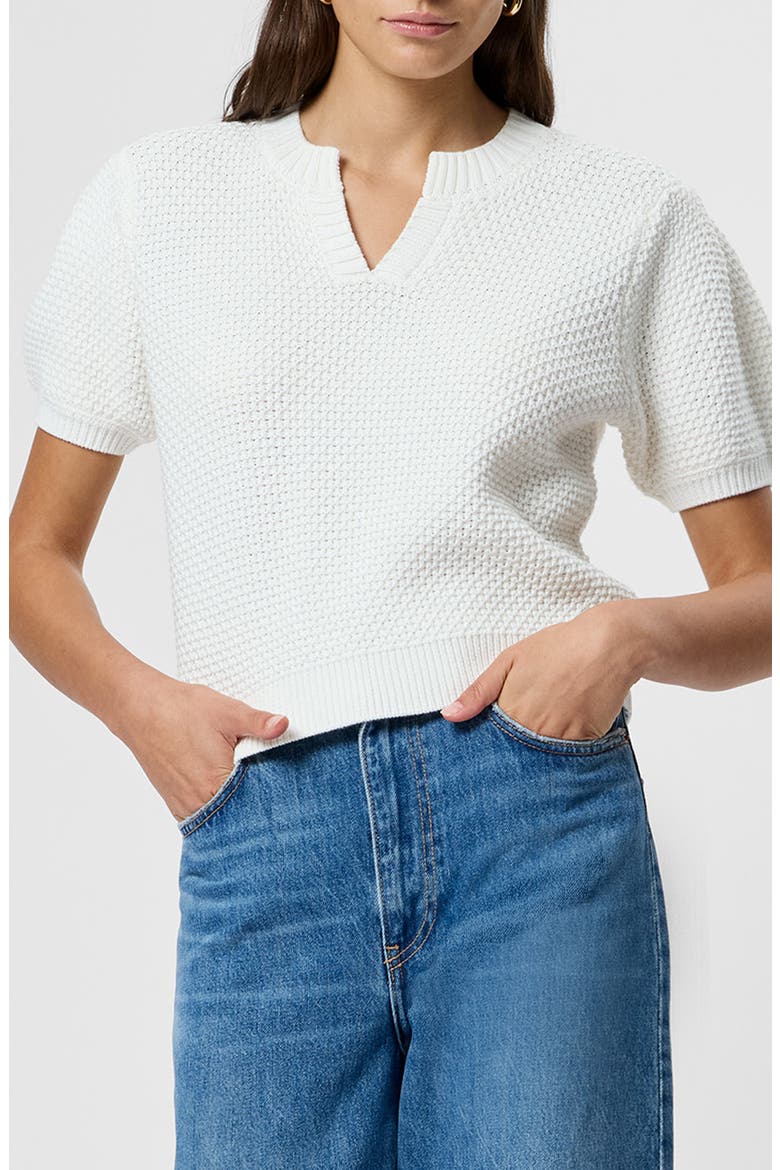 Remy Puff Sleeve Sweater, Main, color, SUMMER WHITE