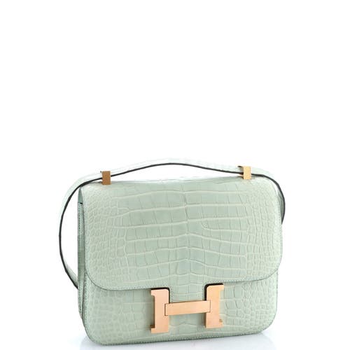 Pre-owned Hermes Hermes Constance Bag Matte Alligator 24