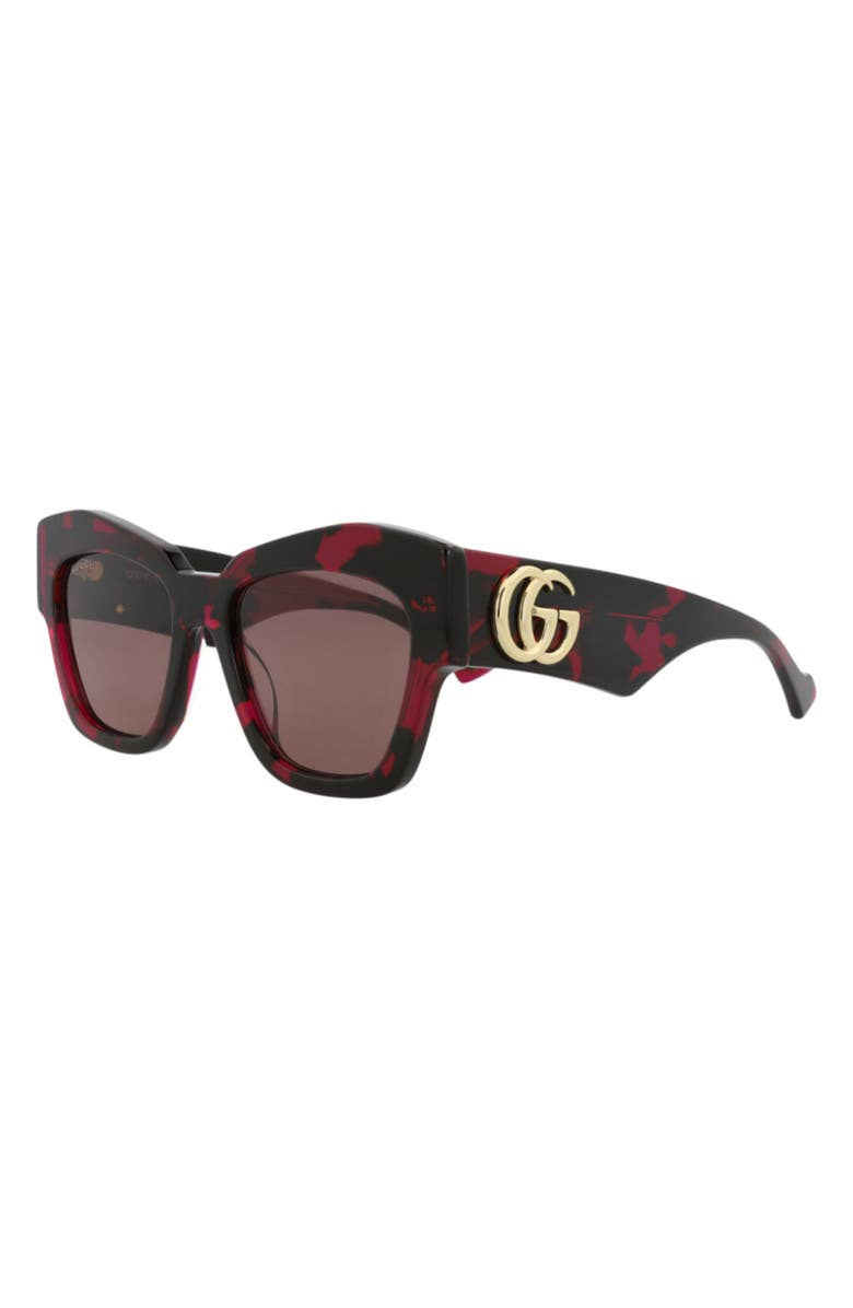 Gucci Novelty Sunglasses, Alternate, color, Havana Havana Brown