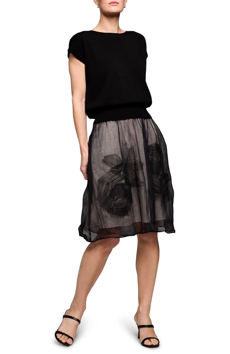 NIC+ZOE Perfect Pairing Sweater, Alternate, color, Black Onyx