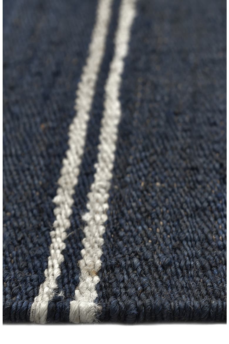 Lilly Stripe Handmade Area Rug, Alternate, color, BLUE