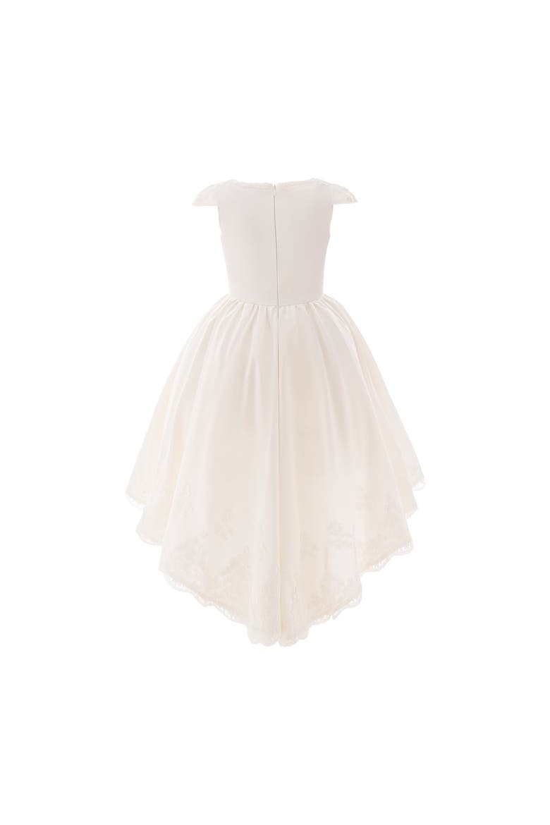 Cresci Hilo Bow Dress, Alternate, color, White