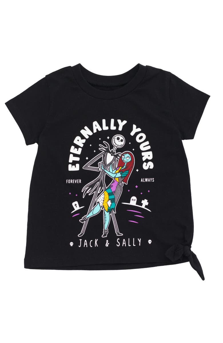 Disney Nightmare Before Christmas Sally T-Shirt & Leggings Set, Alternate, color, Black / Pink