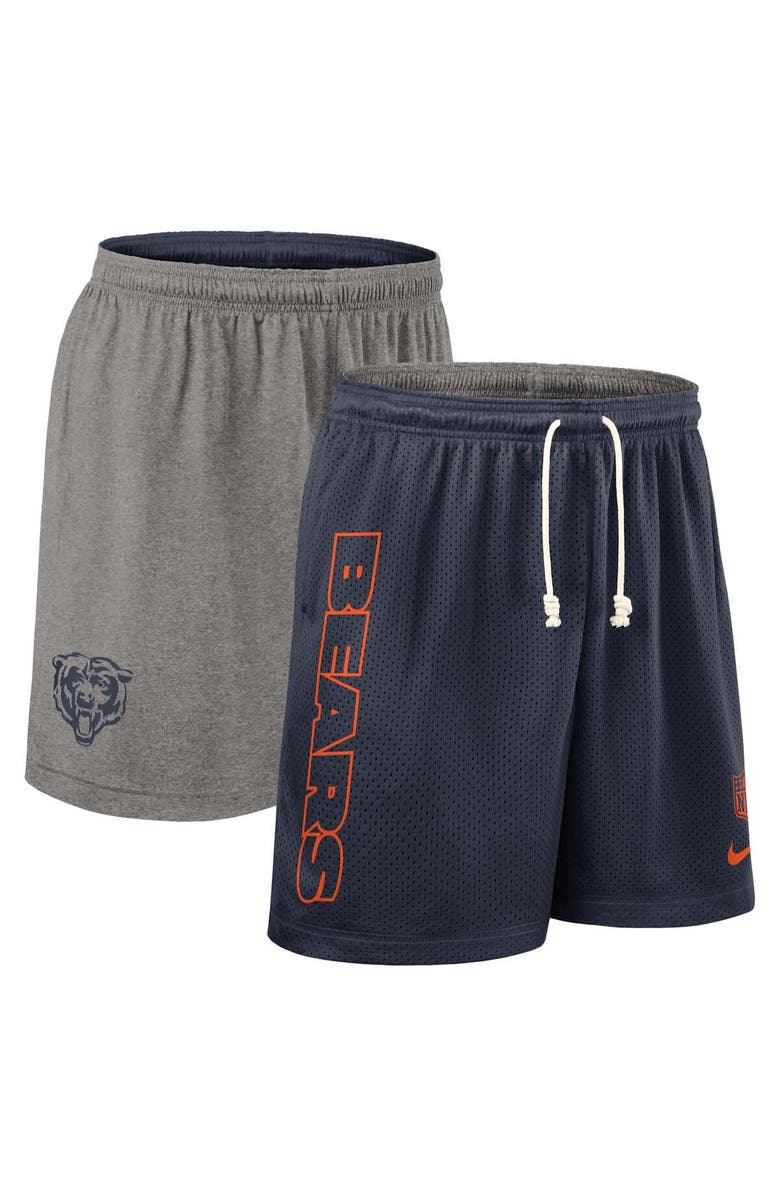 Nike Men's Nike Navy Chicago Bears Sideline Reversible Performance Shorts, Main, color, Navy