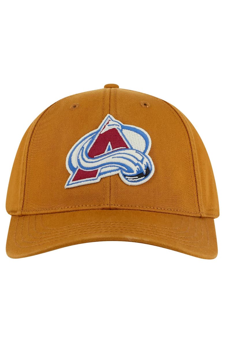 American Needle Men's American Needle Tan Colorado Avalanche Hepcat Washed Twill Adjustable Hat, Main, color, Tan