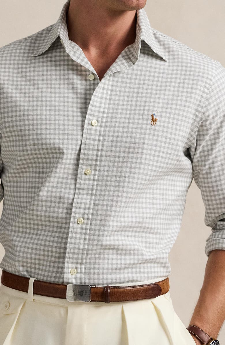Polo Ralph Lauren Classic Fit Check Button-Up Oxford Shirt, Alternate, color, 