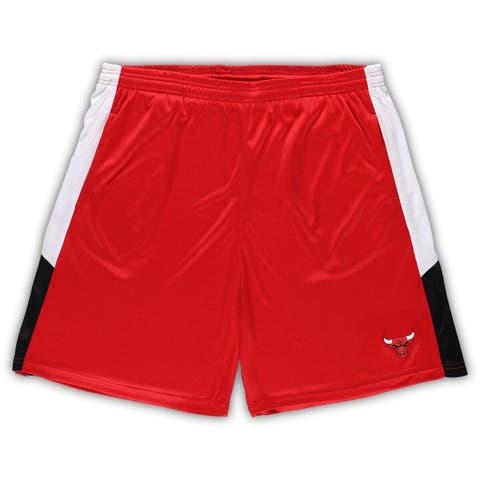Men's Fanatics Branded Red Chicago Bulls Big & Tall Champion Rush Practice Shorts