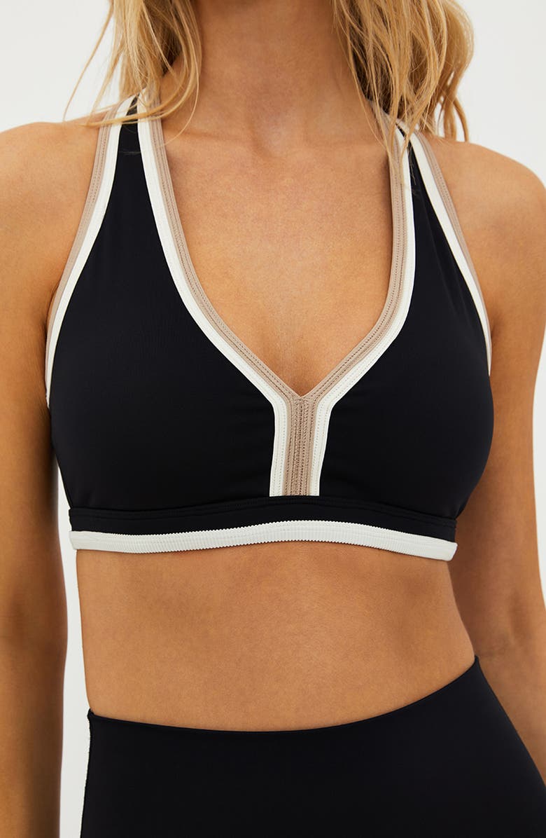 Beach Riot Ida Colorblock Racerback Sports Bra, Alternate, color,