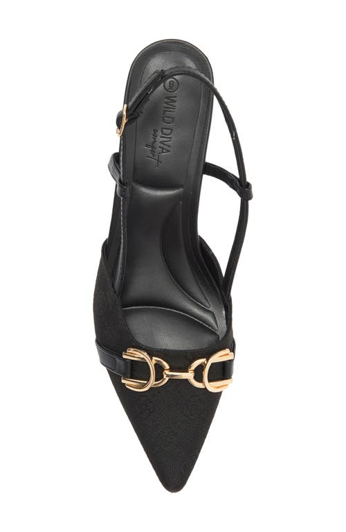 Wild Diva Lounge Aleena Kitten Heel Pump
