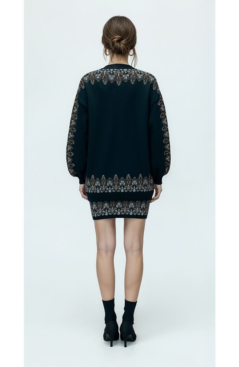 West Of Jocelyn Cardigan, Alternate, color, Black