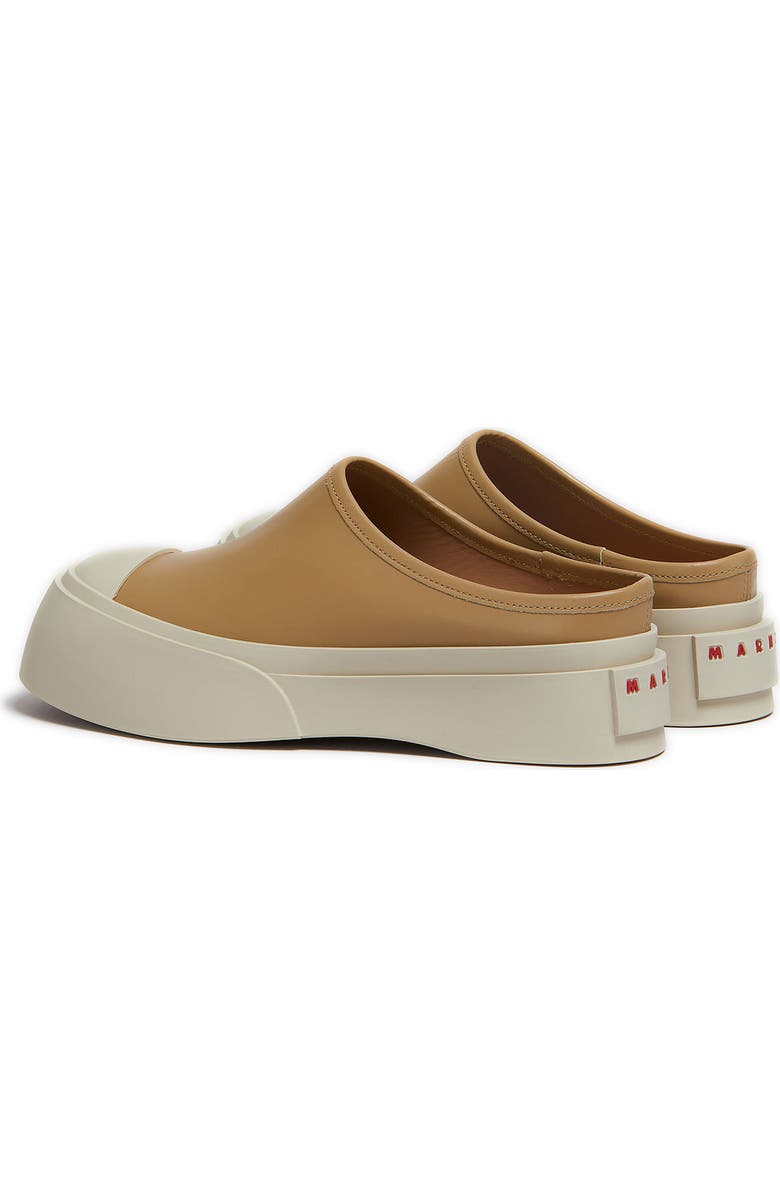 Marni Pablo Leather Mule Sneaker, Alternate, color, Cream