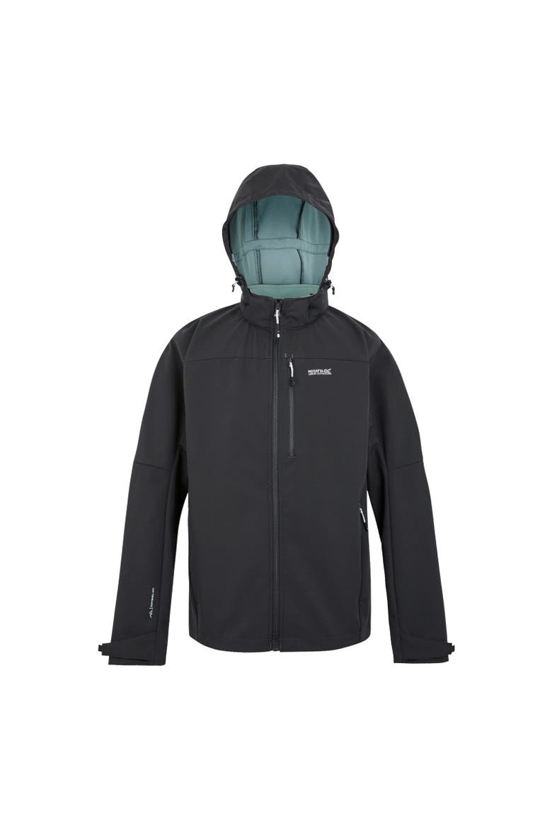 Arana Waterproof Soft Shell Jacket, Main, color, Ash and Glacier