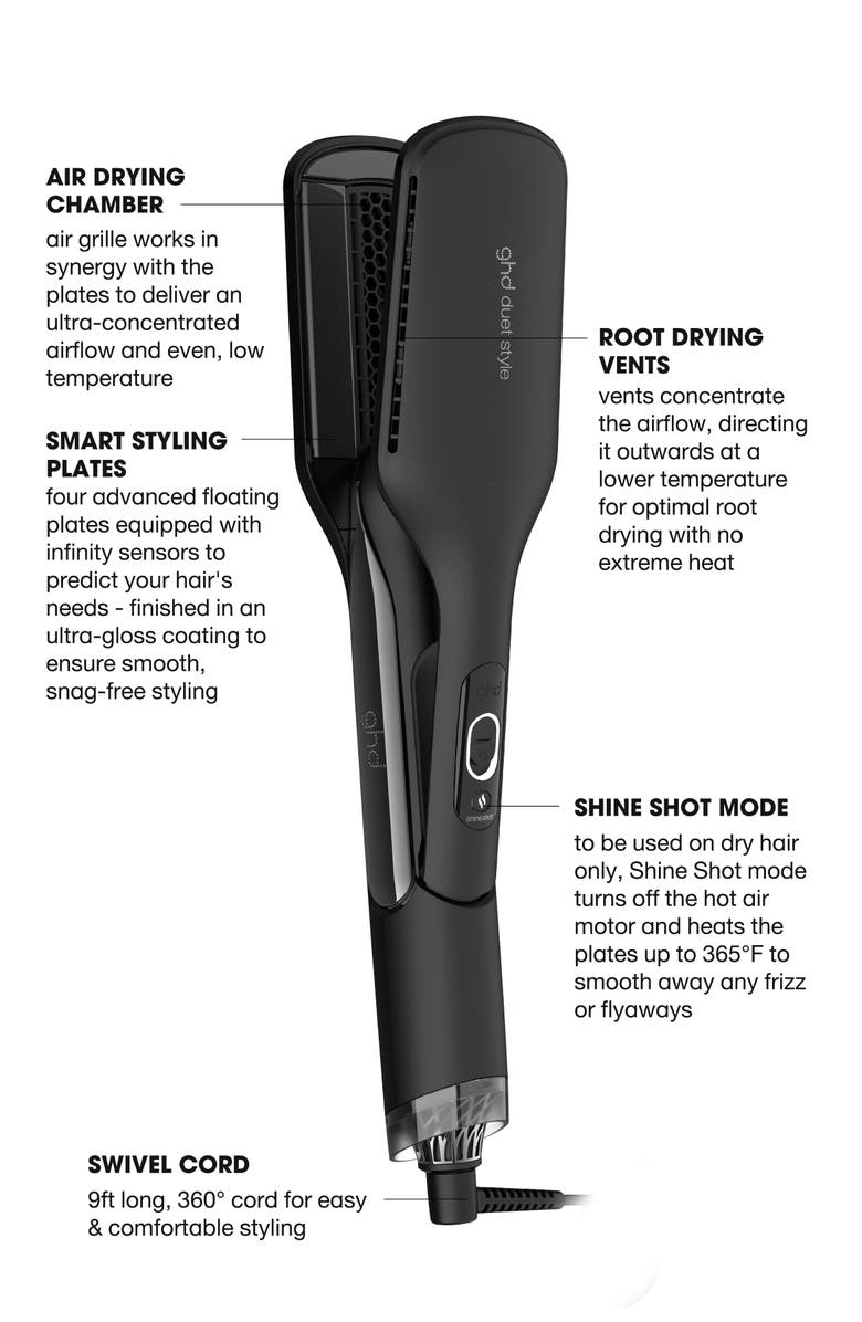 ghd Duet Style 2-in-1 Hot Air Styler, Alternate, color, Black