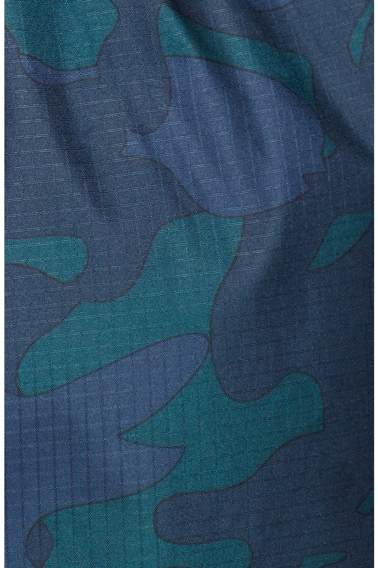 Storm Seeker Batwing Jacket, Alternate, color, BLUE GREEN CAMO