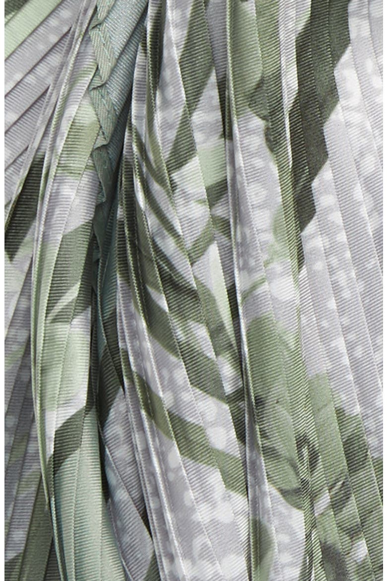 Hillary Highland Pleat Diamond Scarf, Alternate, color, GREY