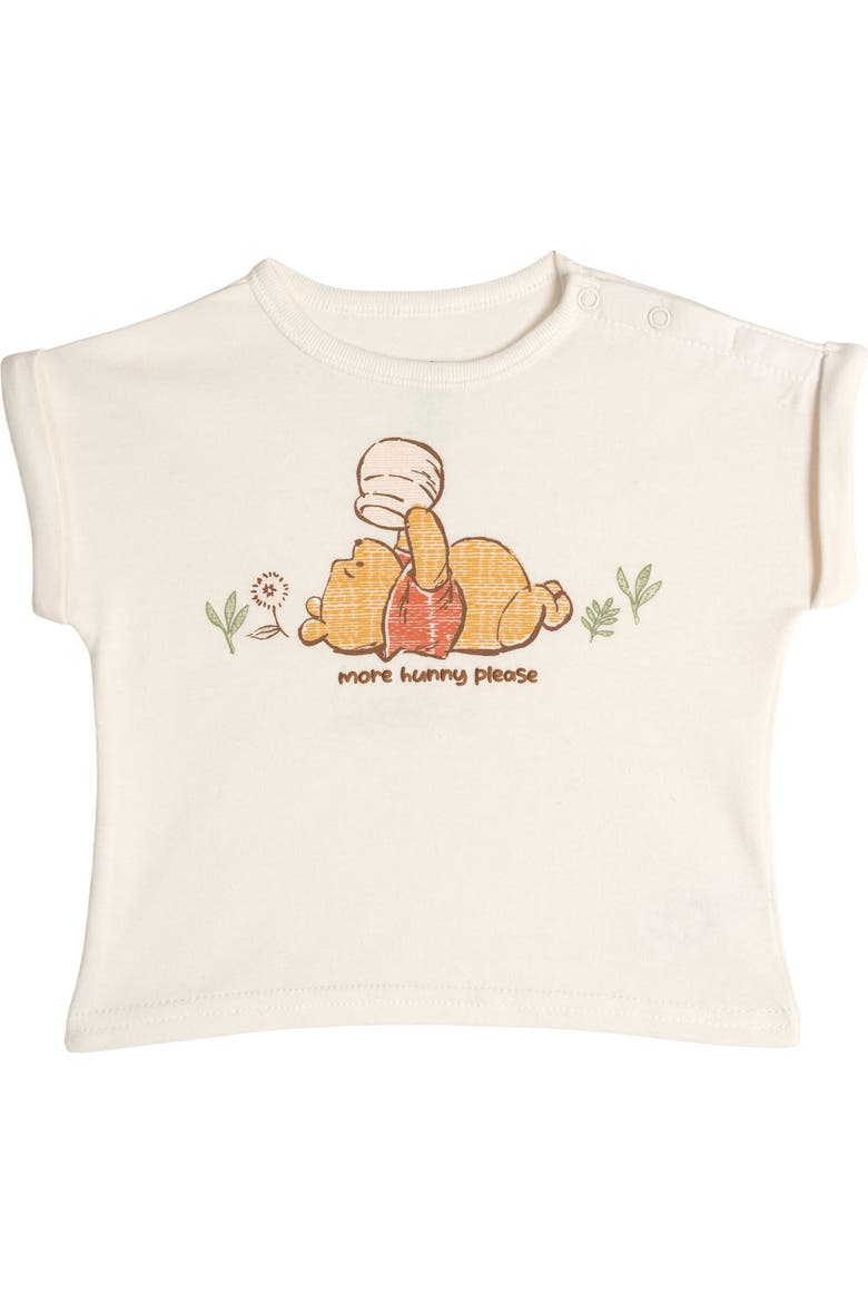 Winnie the Pooh French Terry 2-Piece T-Shirt and Shorts Set, Alternate, color, Pooh Beige Brown