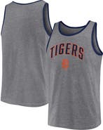 FANATICS Men's Fanatics Branded  Heather Gray Detroit Tigers Primary Tank Top