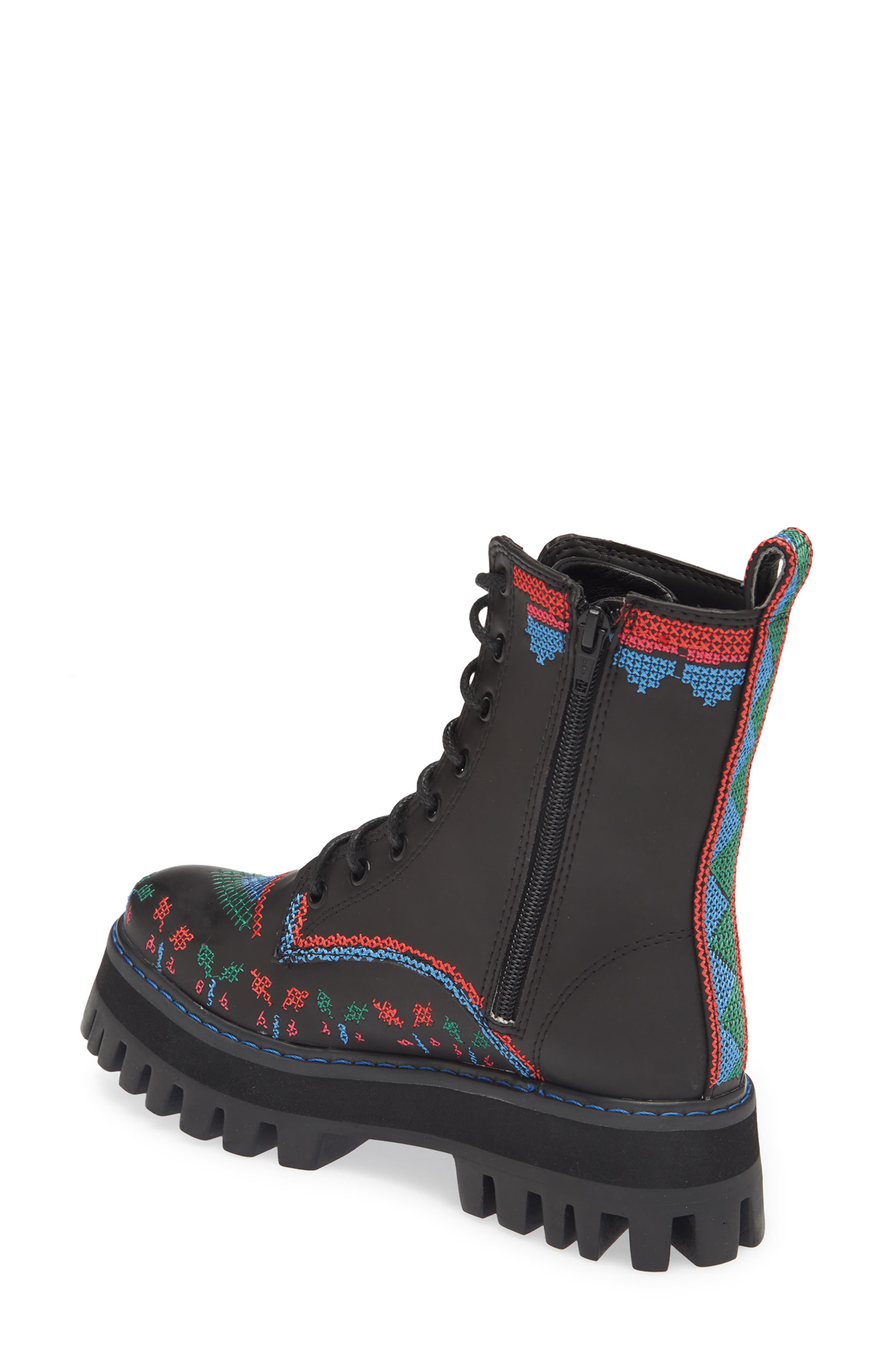 FARM Rio Stitched Lace-Up Boot, Alternate, color, 