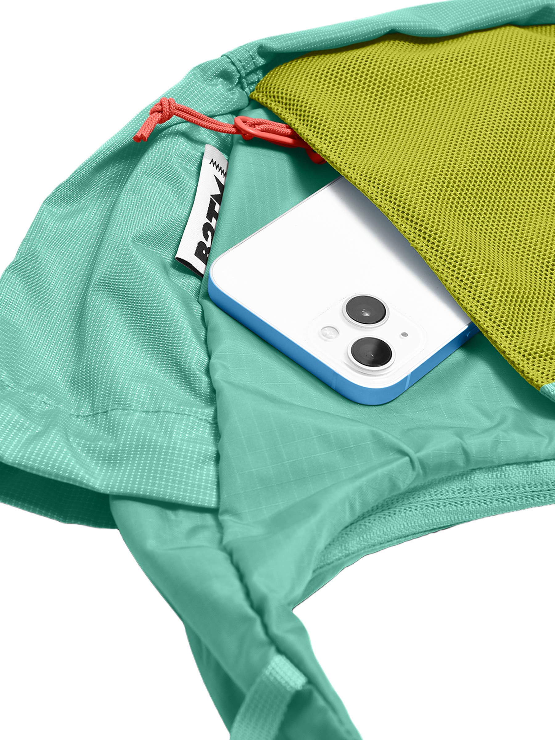 Baboon to the Moon Crescent Crossbody Bag, Alternate, color, Aqua Drift