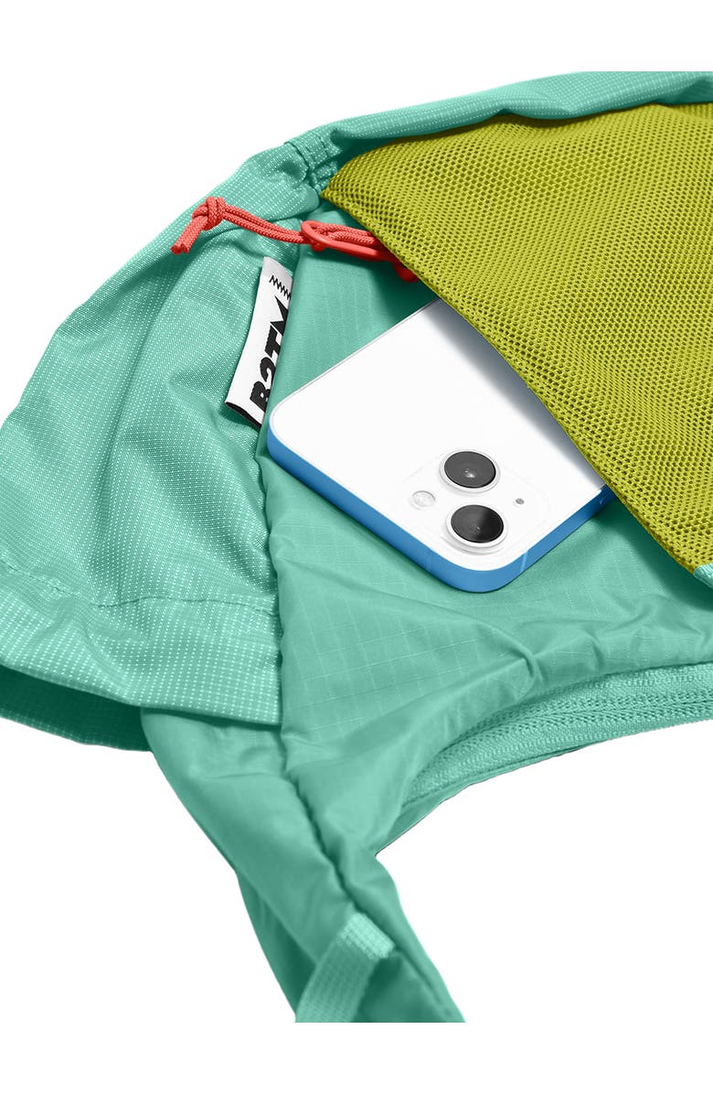 Baboon to the Moon Crescent Crossbody Bag, Alternate, color, Aqua Drift