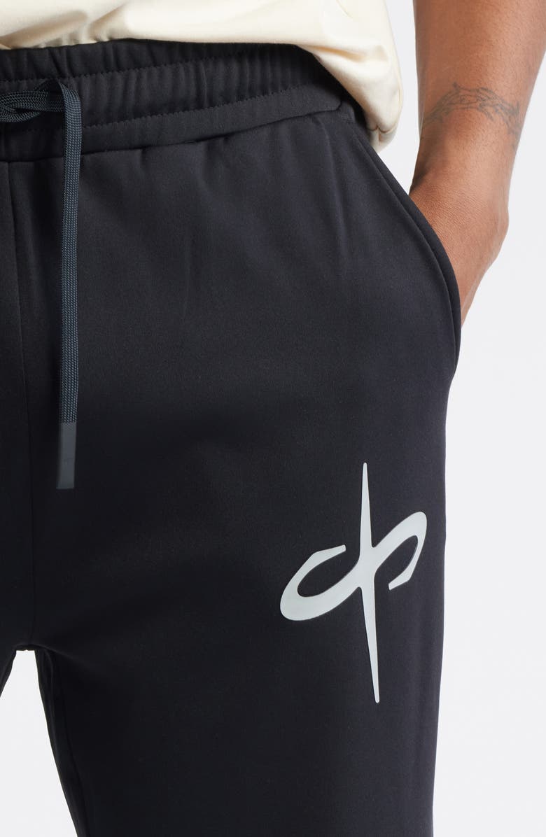 SANTO STUDIO Tempo Tonal Drawstring Pants, Alternate, color, Black