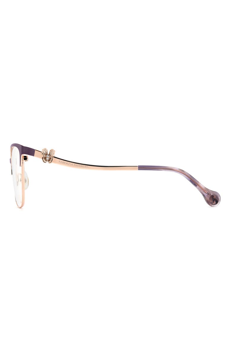 Carolina Herrera 54mm Cat Eye Reading Glasses, Alternate, color, 