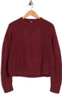 Splendid Novelty Cable Crewneck Sweater