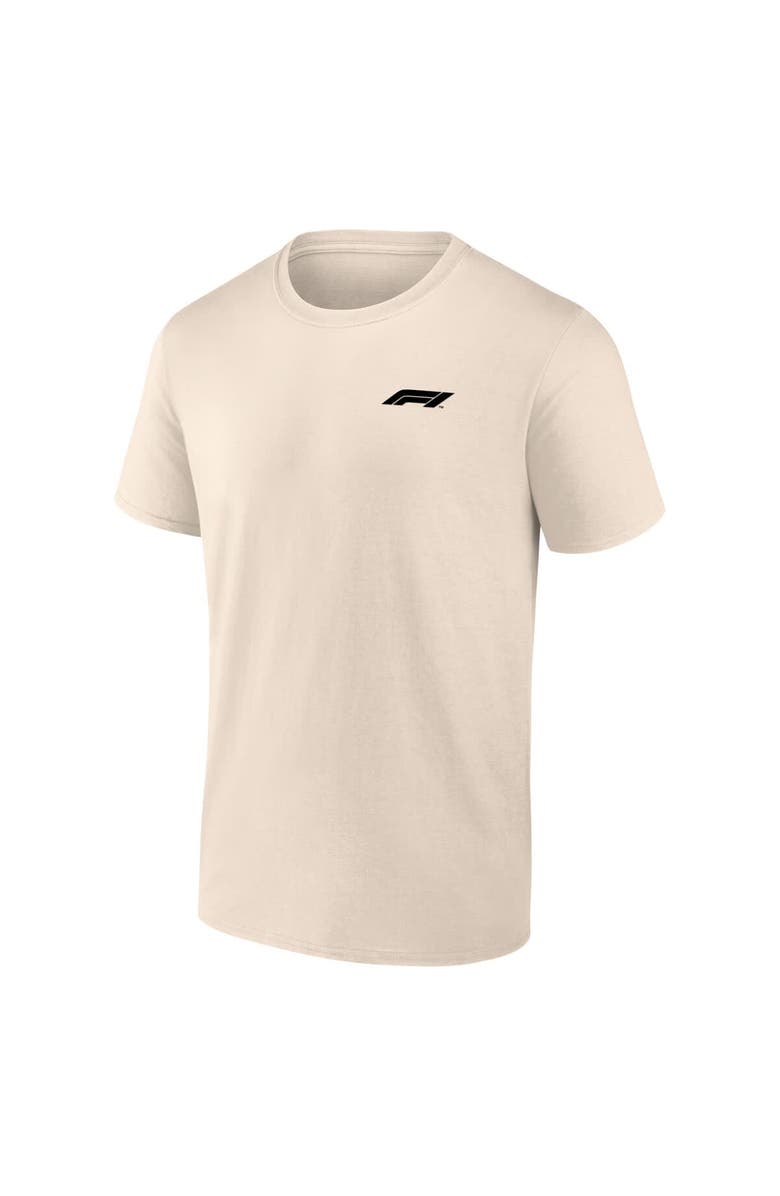 FANATICS Men's Fanatics Cream Formula 1 Primary Logo T-Shirt, Alternate, color, 