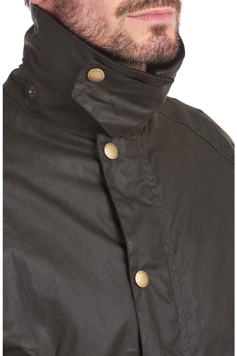 Ashby Waxed Cotton Jacket, Alternate, color, OLIVE