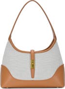 Miztique Two-Tone Canvas Shoulder Bag