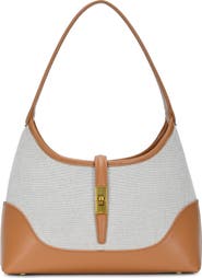 Miztique Two-Tone Canvas Shoulder Bag