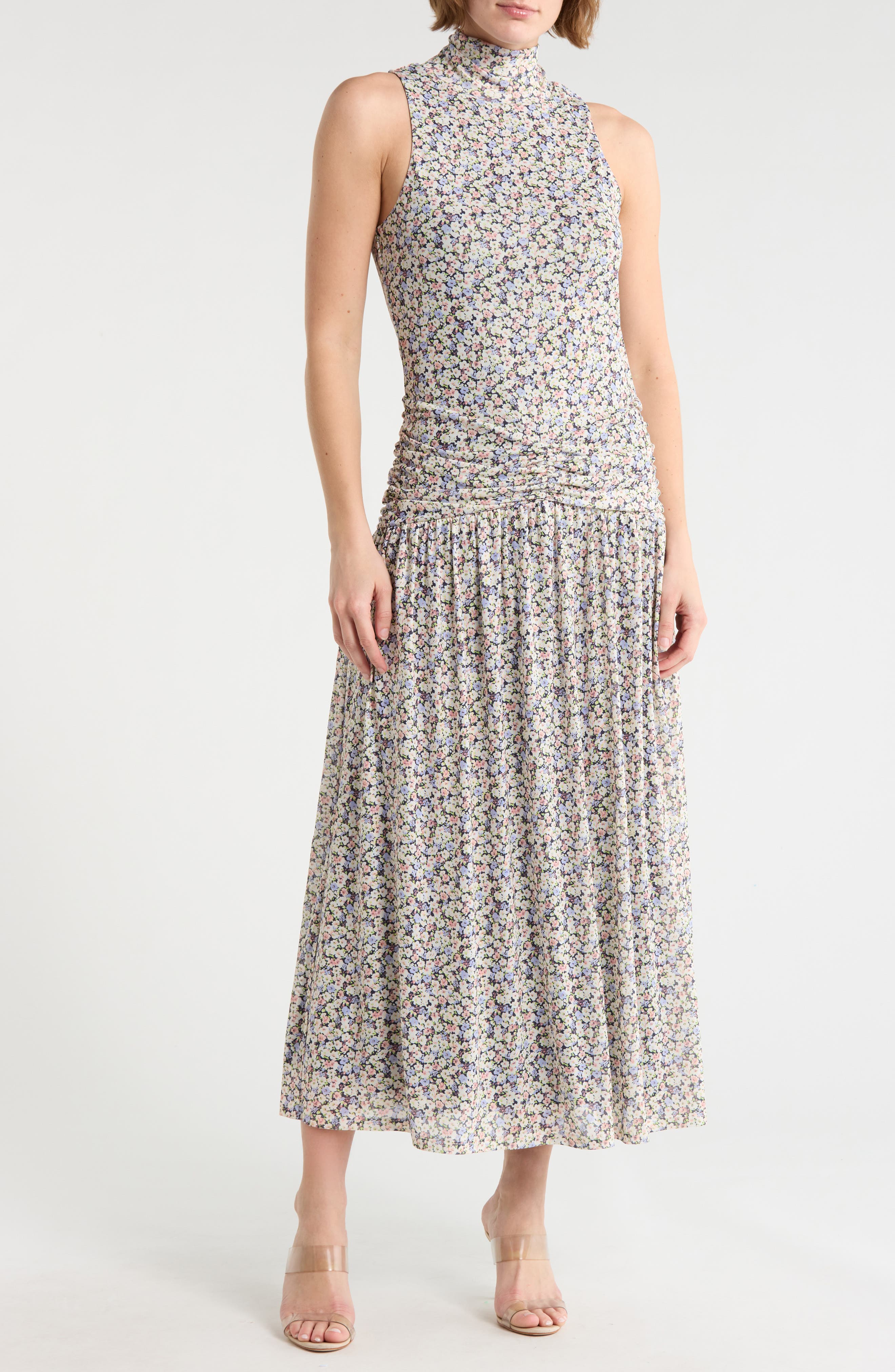 AFRM LOS ANGELES Lillian Floral Sleeveless Dress