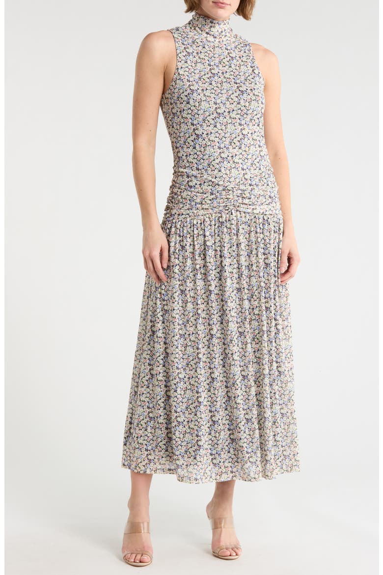 Lillian Floral Sleeveless Dress, Main, color, DITSY FLORALS